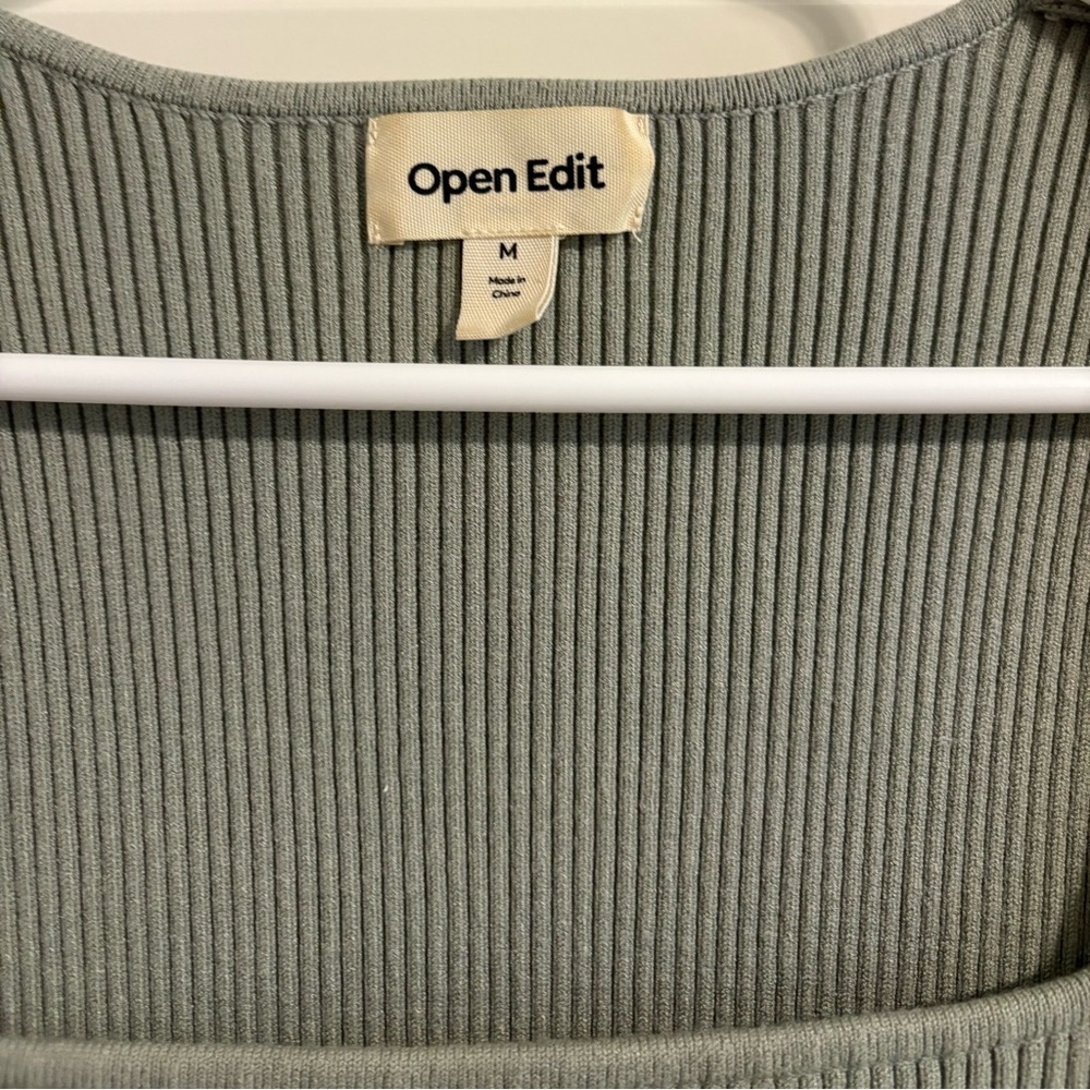 Open Edit Ribbed Sweater - Picture 2 of 3